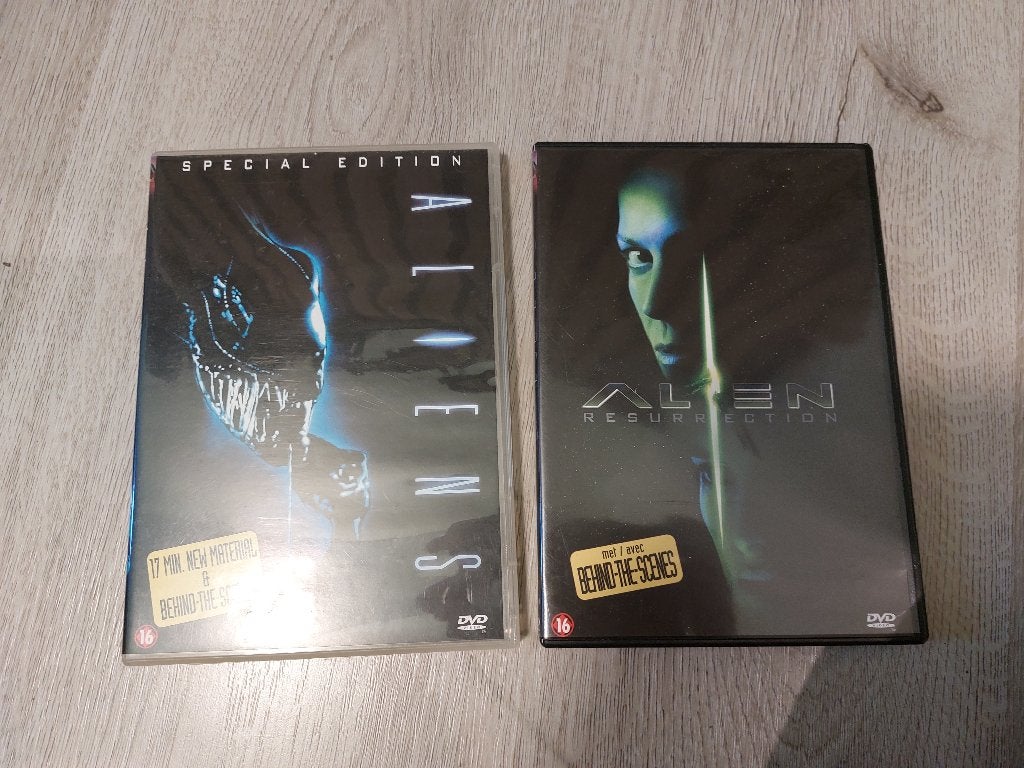 DVD's - Aliens en Alien Resurrection, Vanaf 12 jaar, Ophalen of Verzenden, Zo goed als nieuw, Science Fiction