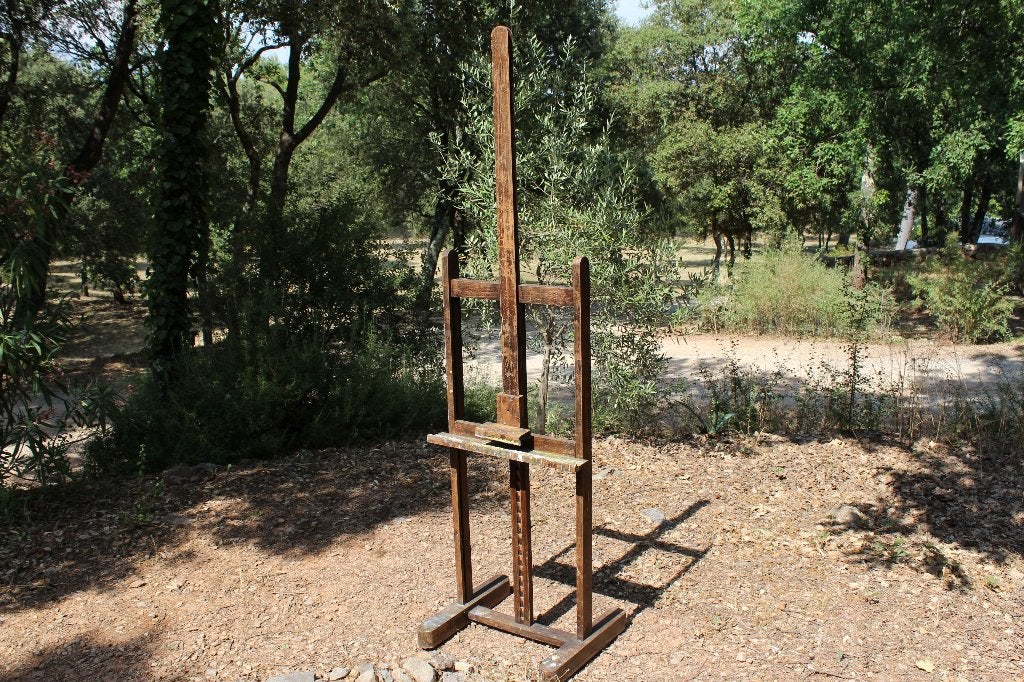 Brocante - Grote en decoratieve schilders-ezel!, Hobby en Vrije tijd, Schilderen, Ophalen, Gebruikt, Ezel