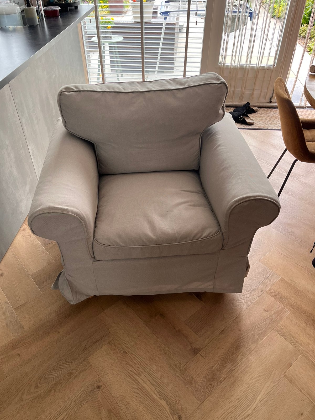Prachtige Ektorp Stoel, Huis en Inrichting, Fauteuils, Zo goed als nieuw, 75 tot 100 cm, Ophalen