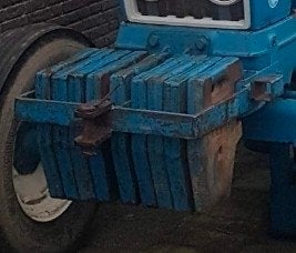 tractor onderdelen fendt/ford gewichtendrager uitlaat, Ophalen