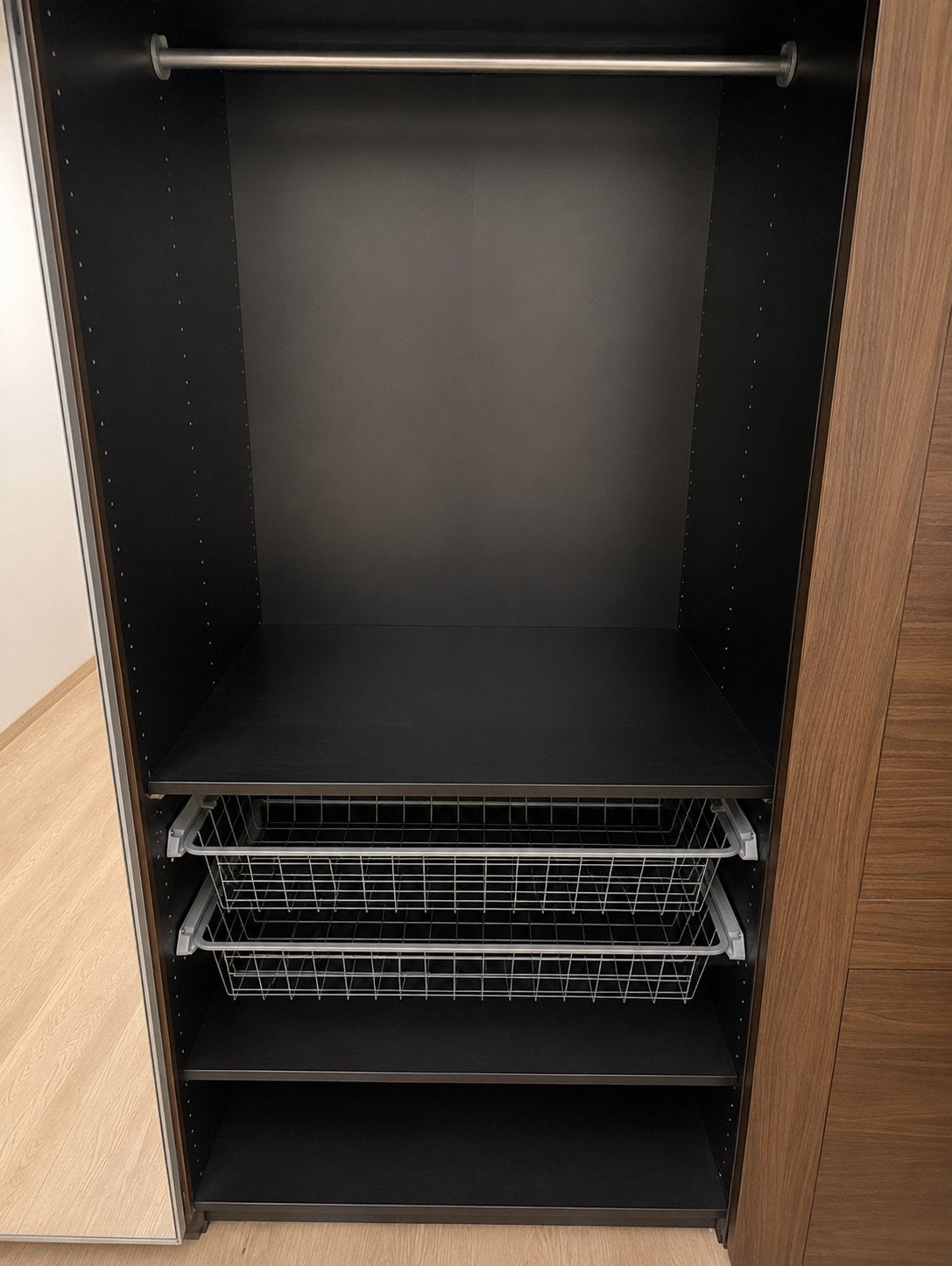 Ikea kledingkast 220x200x52 met schuifdeuren, Huis en Inrichting, Ophalen, Gebruikt, 200 cm of meer, Overige houtsoorten