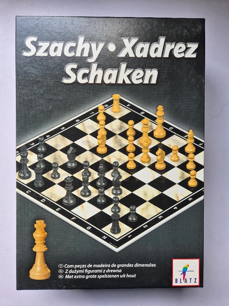 Schaakspel (Hout), Een of twee spelers, Ophalen of Verzenden, Zo goed als nieuw, Blatz