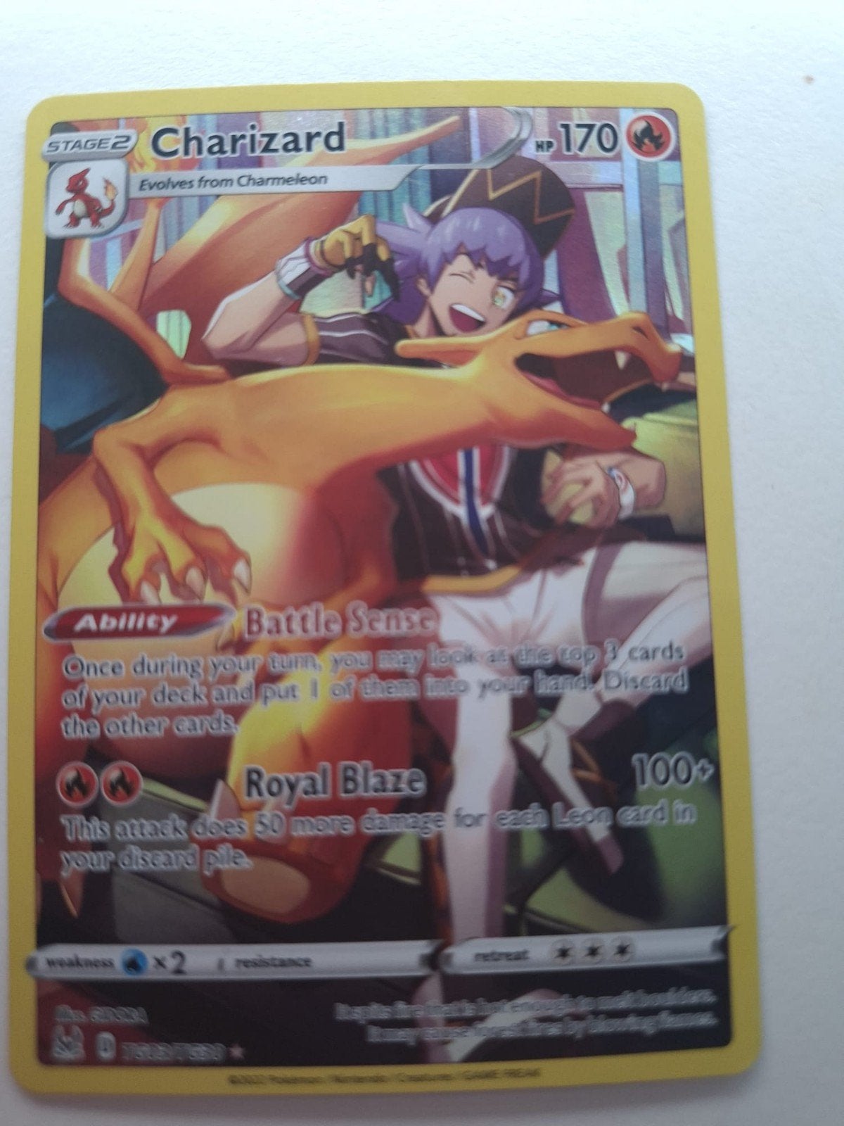 Pokémon TCG: Charizard VSTAR (BattleSense) - Zo goed als nie, Ophalen of Verzenden