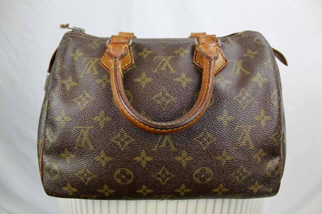 Louis Vuitton Speedy 25 - 1111, Sieraden, Tassen en Uiterlijk, Tassen | Damestassen, Gebruikt, Bruin, Ophalen of Verzenden, Lv