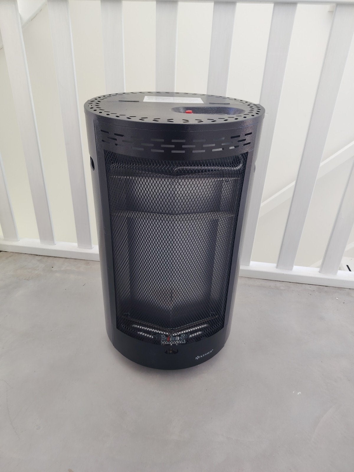 2x KESSER Terrasverwarmer met Hoes zgan., Tuin en Terras, Terrasverwarmers, Ophalen, Draaibaar, Zo goed als nieuw, Vloer
