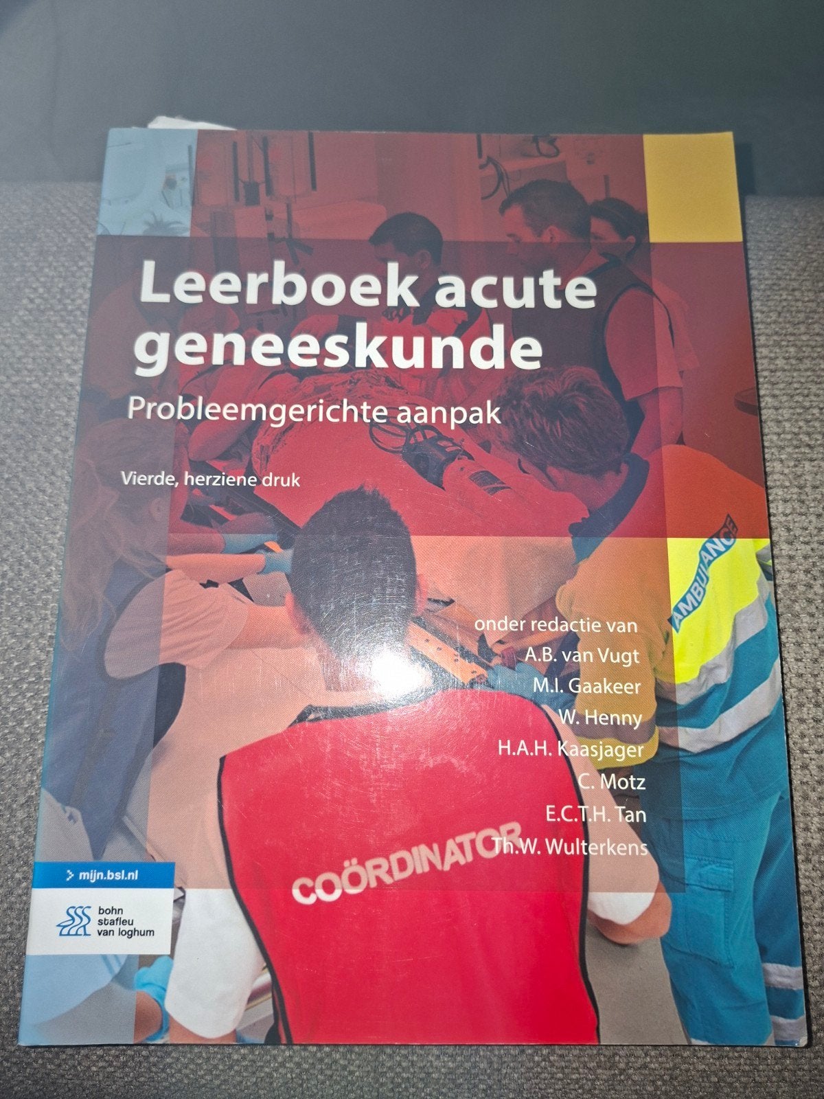 Leerboek acute geneeskunde, Boeken, A.B. van Vugt et al., Verzenden, Beta, WO