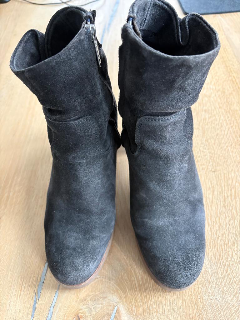 Shabbies mt 37 blauw suède, Shabbies, Blauw, Ophalen of Verzenden, Zo goed als nieuw