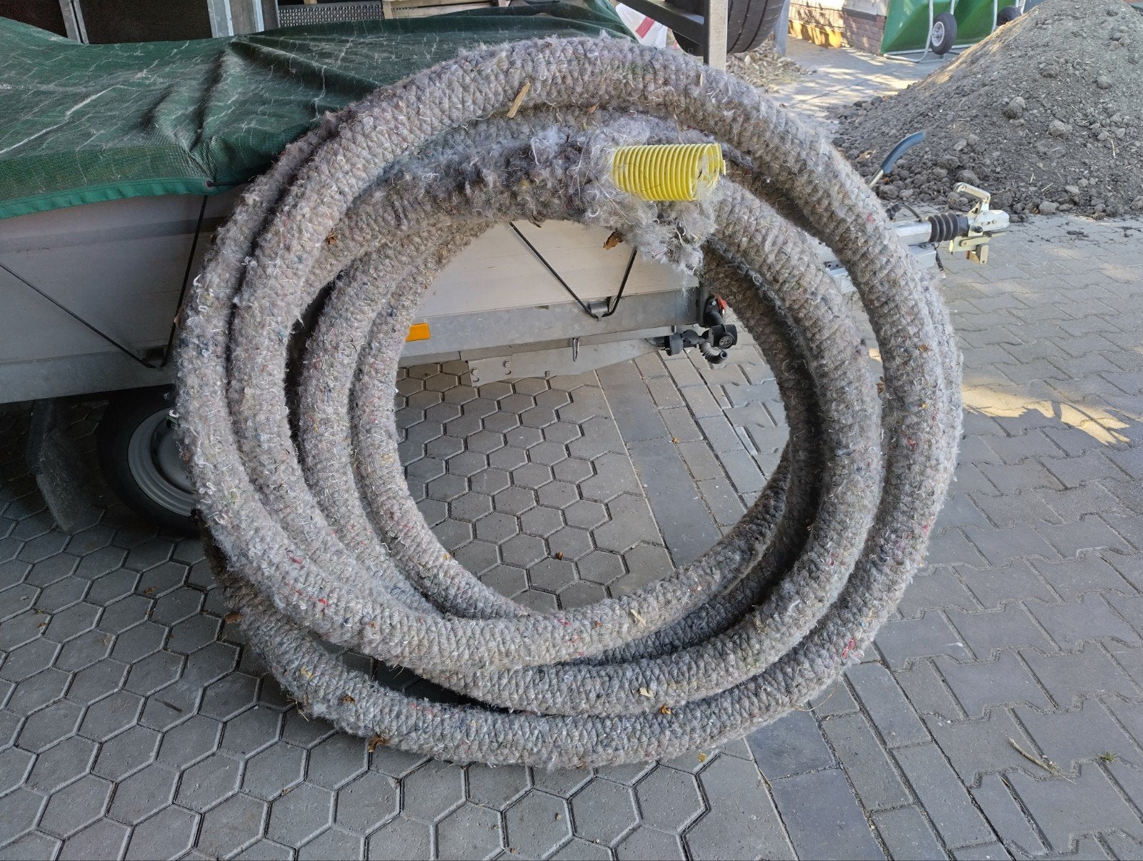 Drainagebuis,Geïsoleerde flexibele buis/slang, Ophalen, Nieuw