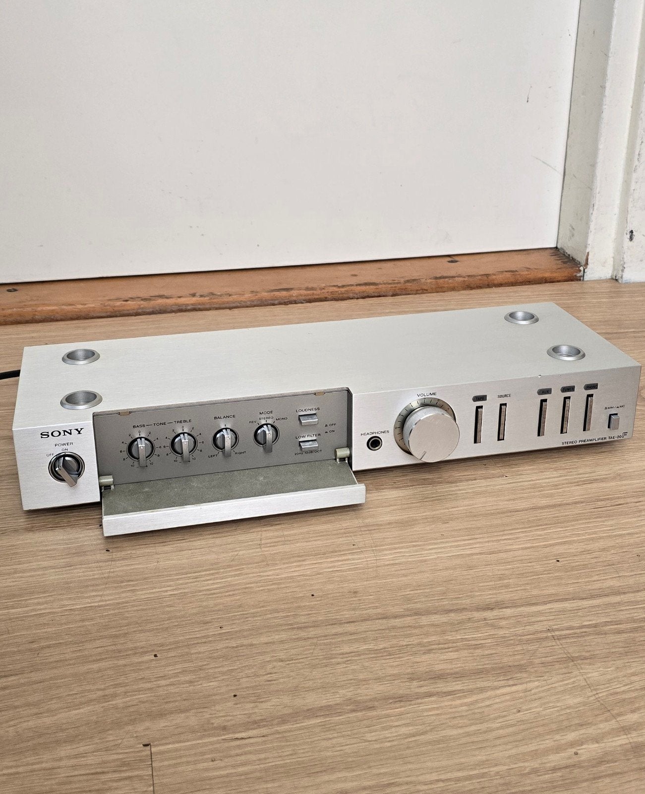 Sony TAE-20F Stereo Voorversterker - Vintage Audio, Gebruikt, Ophalen of Verzenden, Sony, Minder dan 60 watt