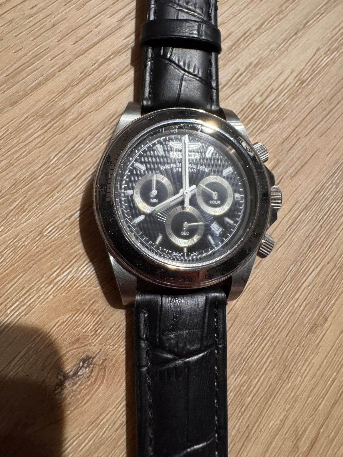 Invicta chrongraaf, Sieraden, Tassen en Uiterlijk, Horloges | Dames, Ophalen of Verzenden, Zo goed als nieuw, Staal, Overige merken