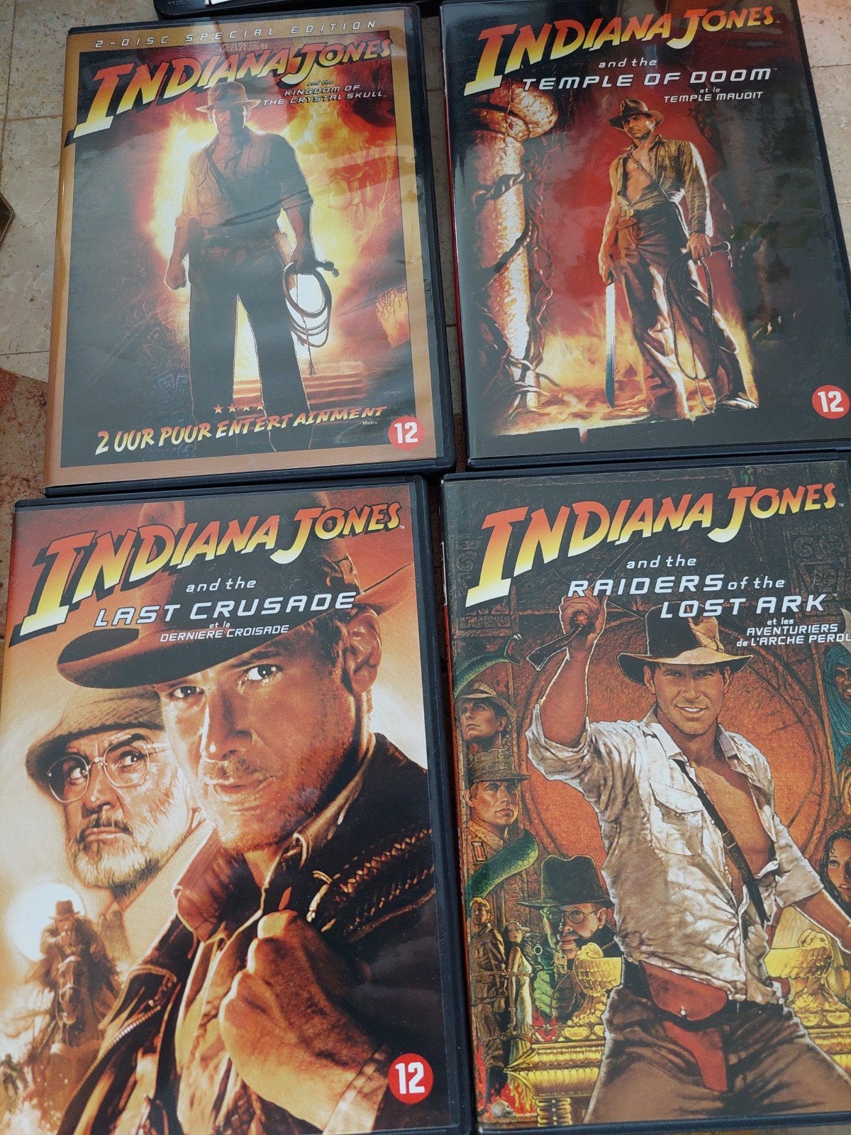 indiana Jones 4 dvd box, Cd's en Dvd's, Vanaf 12 jaar, Ophalen of Verzenden, Zo goed als nieuw