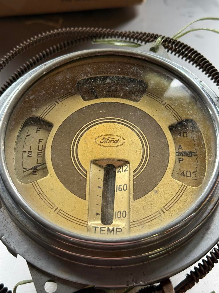Instrument panel 1937 Ford, Ophalen of Verzenden, Gebruikt, Amerikaanse onderdelen