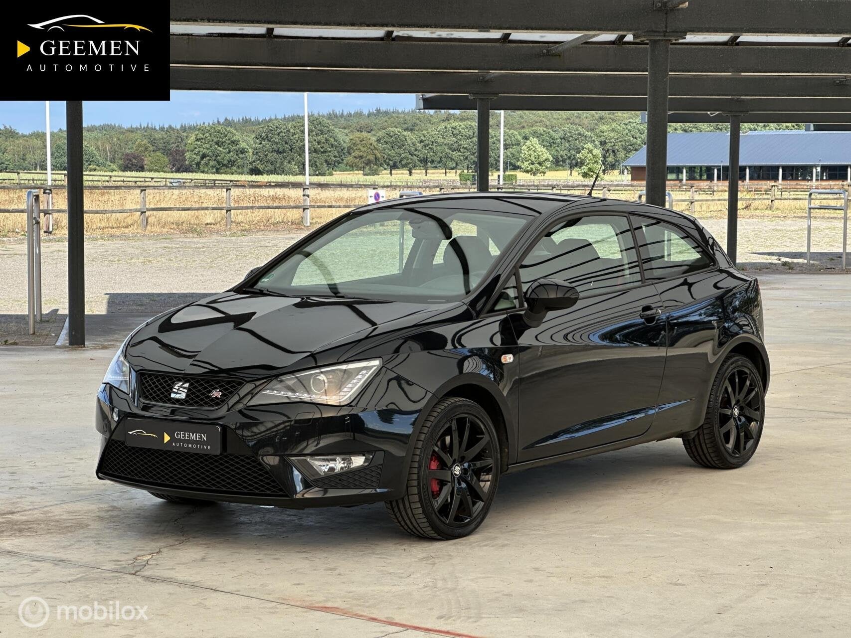 Seat Ibiza SC 1.4 TSI FR ACT ALCANTARA/CRUISE/CLIMA/STL.VRW, Auto's, Seat, Gebruikt, Zwart, 4 cilinders, Automatische klimaatregeling