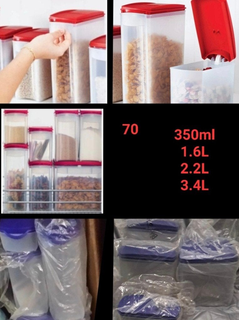 Tupperware random bewaardozen setten (zie omschrijving), Overige kleuren, Nieuw, Ophalen of Verzenden, Bus of Trommel