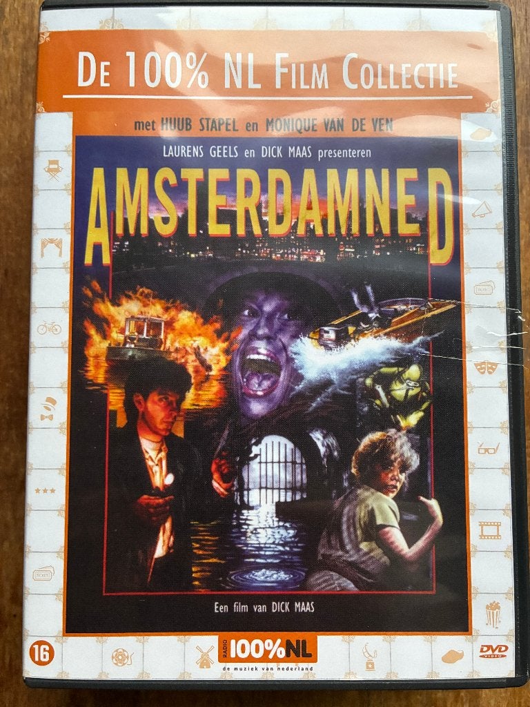 Amsterdamned DVD (jaren '80 horror klassieker), Vanaf 16 jaar, Ophalen of Verzenden, Zo goed als nieuw, Actie en Avontuur