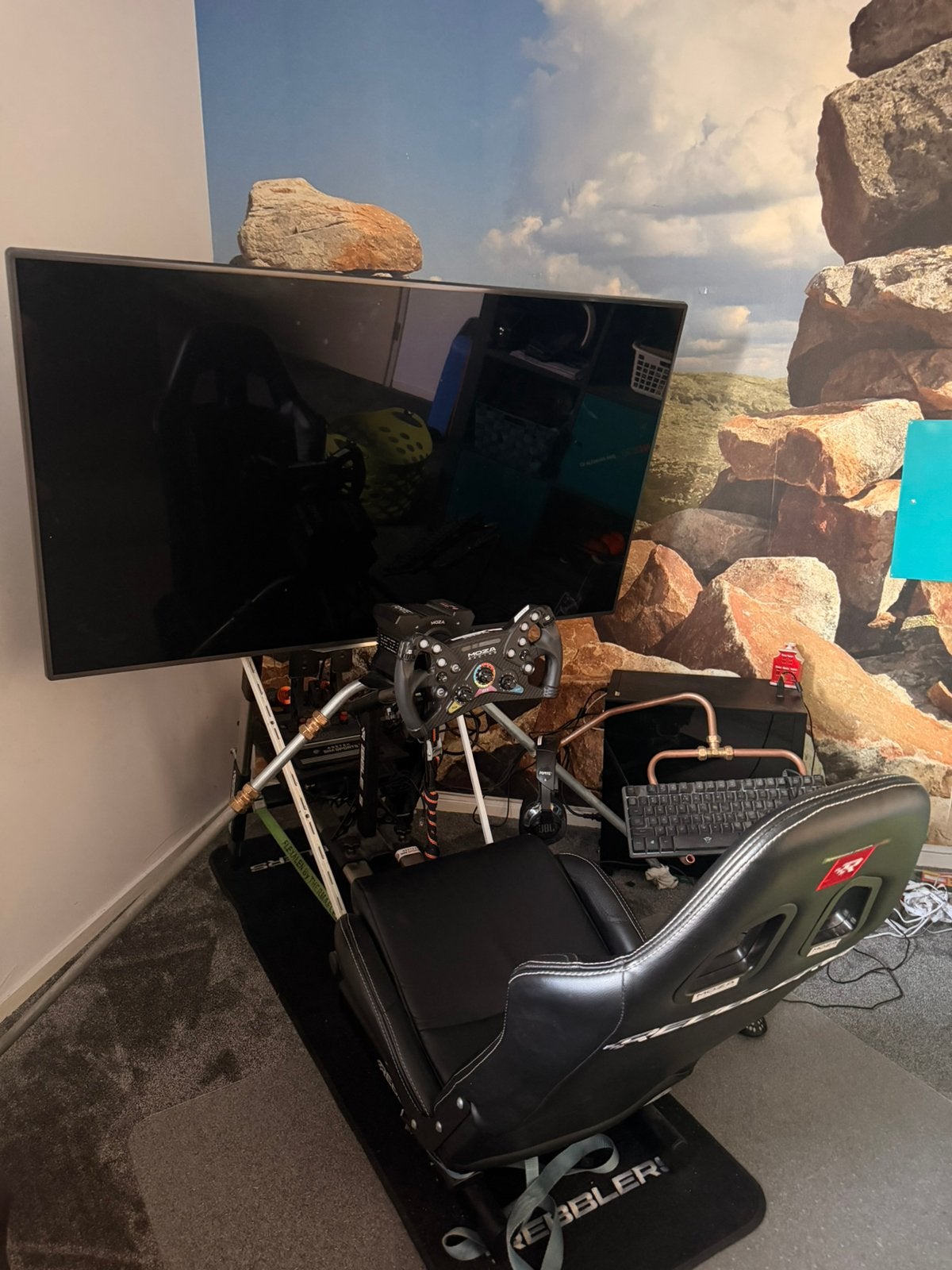 Sim rig, Ophalen, Gebruikt, 1 speler, Eén computer