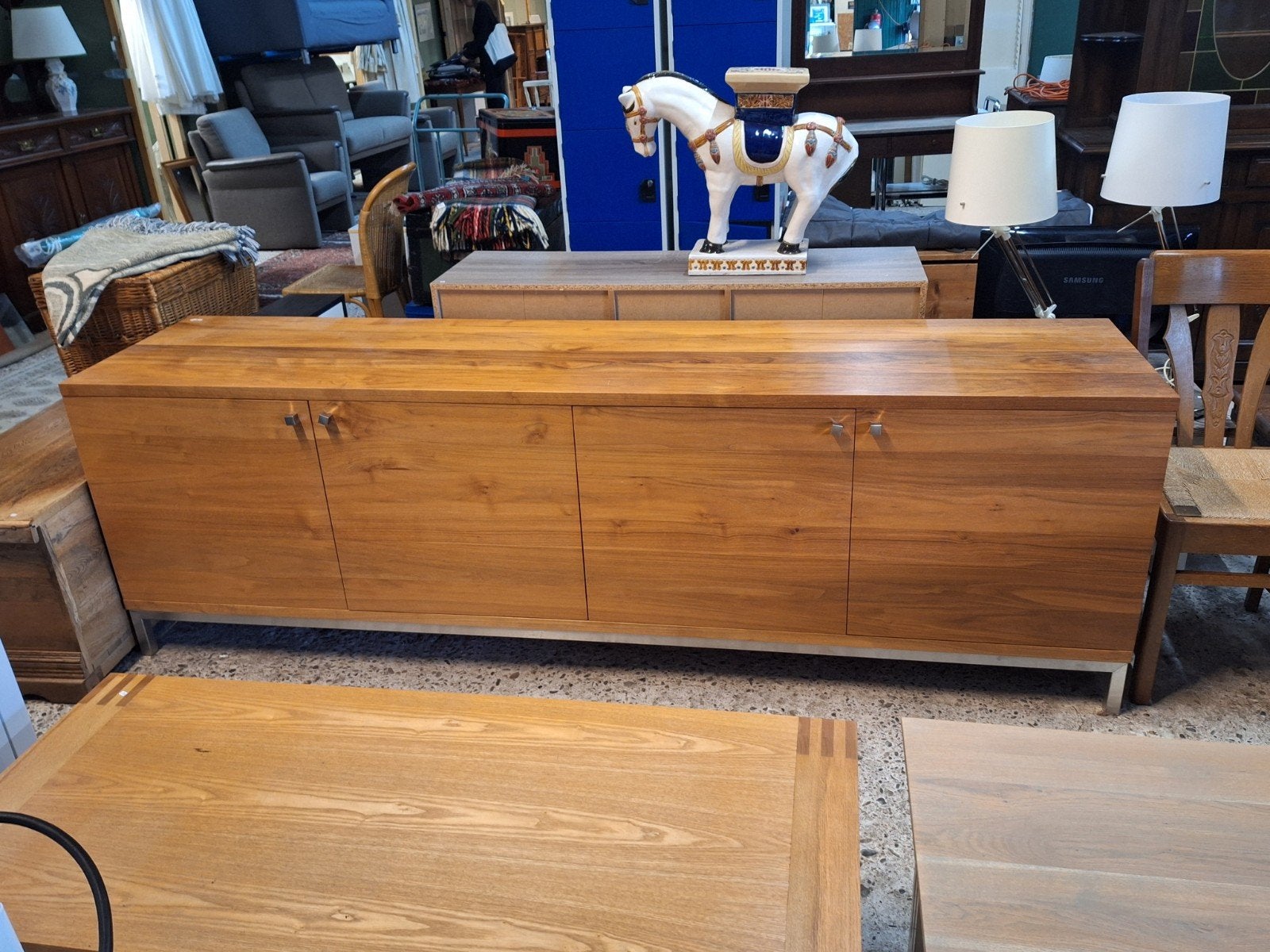 Prachtig design dressoir laag tv Kast tvmeubel kast deuren, Ophalen, 50 tot 75 cm, 200 cm of meer