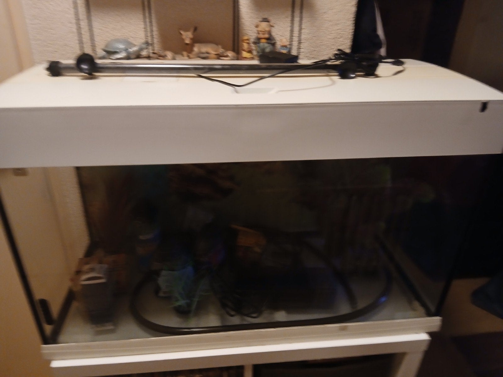 Ferplast aquarium 80x40x35 met toebehoren, Dieren en Toebehoren, Ophalen, Gebruikt, Leeg aquarium