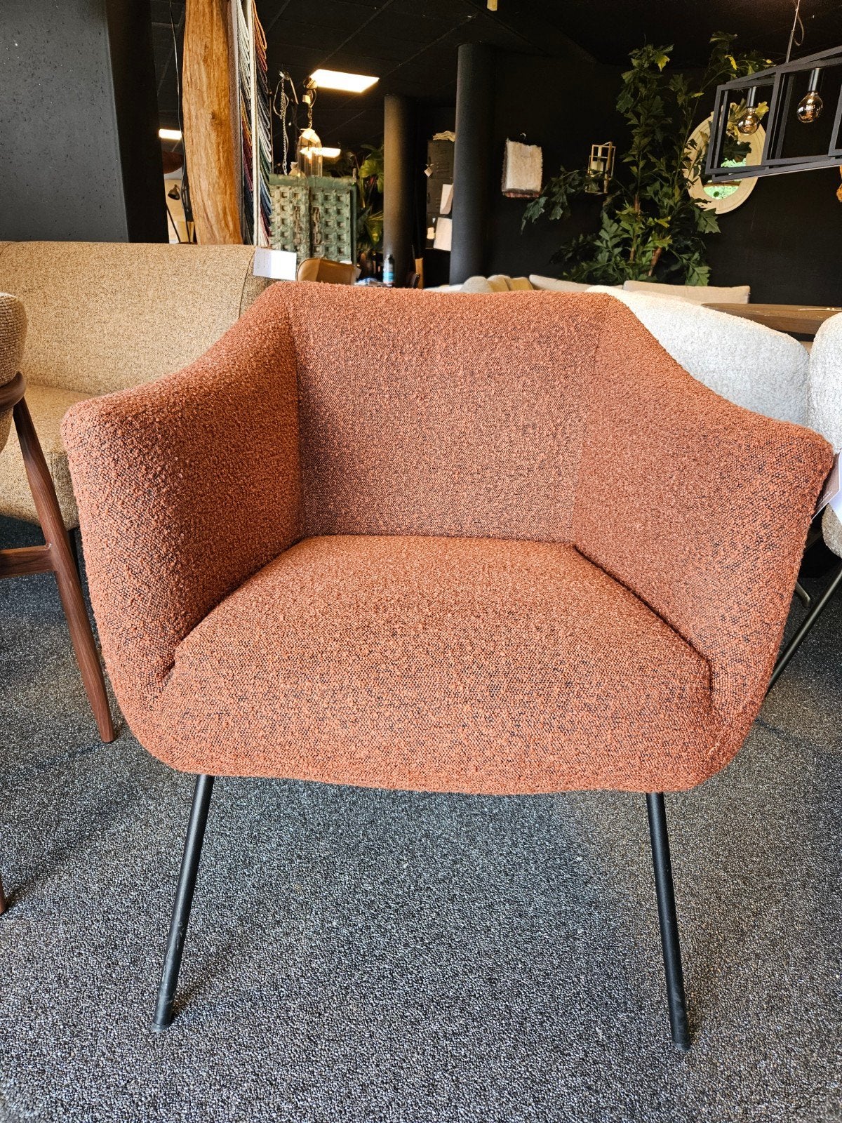 fauteuil MILA h.e. design opruiming, Verzenden, Nieuw, Stof, 50 tot 75 cm