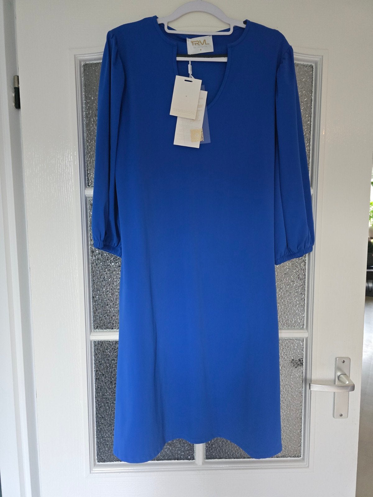 nieuw maicazz travel jurk kobaltblauw M, Ophalen of Verzenden, Nieuw, Blauw, Onder de knie