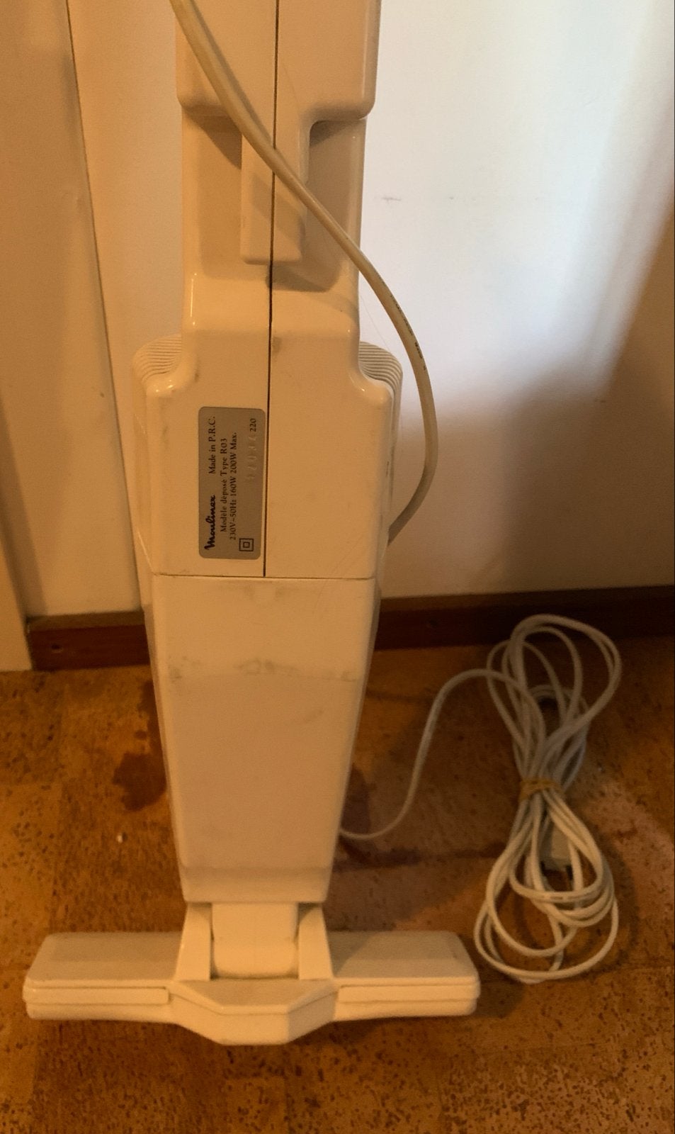 Moulinex Witch 3 Steelstofzuiger - Vintage en Functioneel, Witgoed en Apparatuur, Ophalen, Overige merken, Gebruikt, Geschikt voor harde vloeren