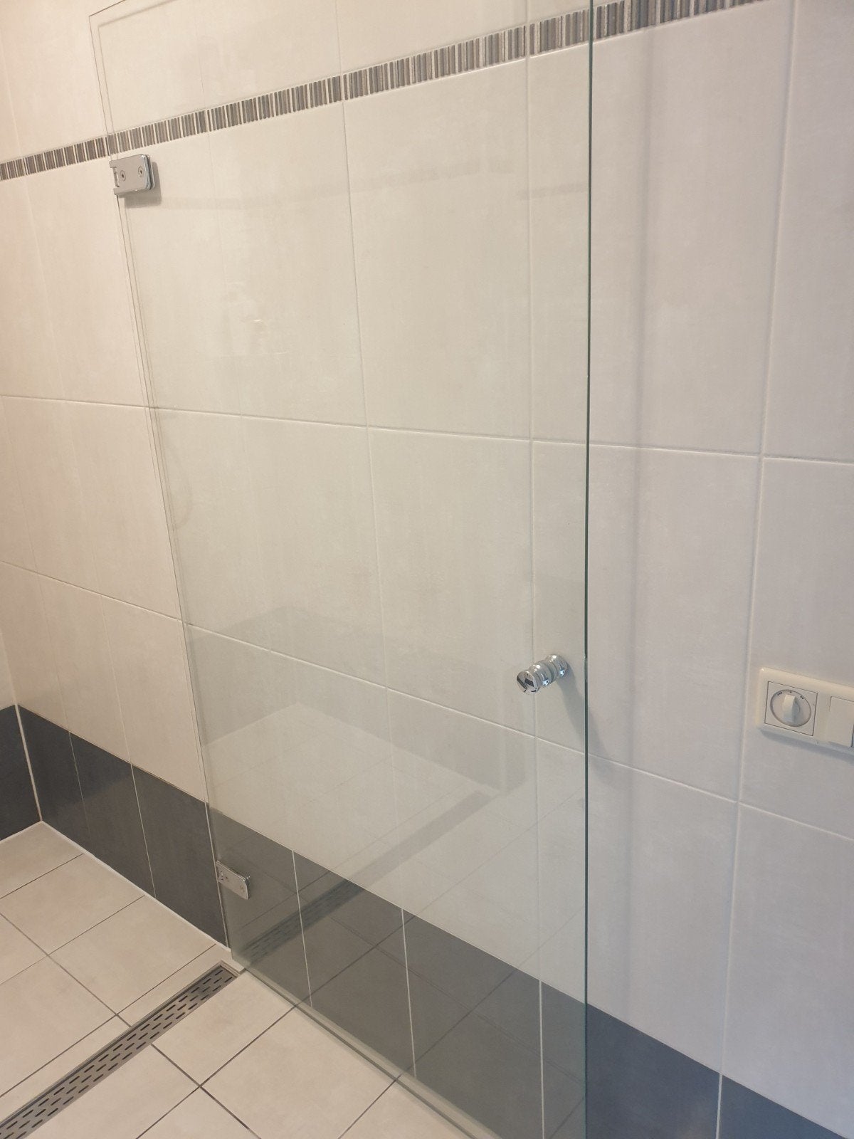 Glazen douchedeur, Ophalen, Gebruikt, Overige typen, 50 tot 100 cm