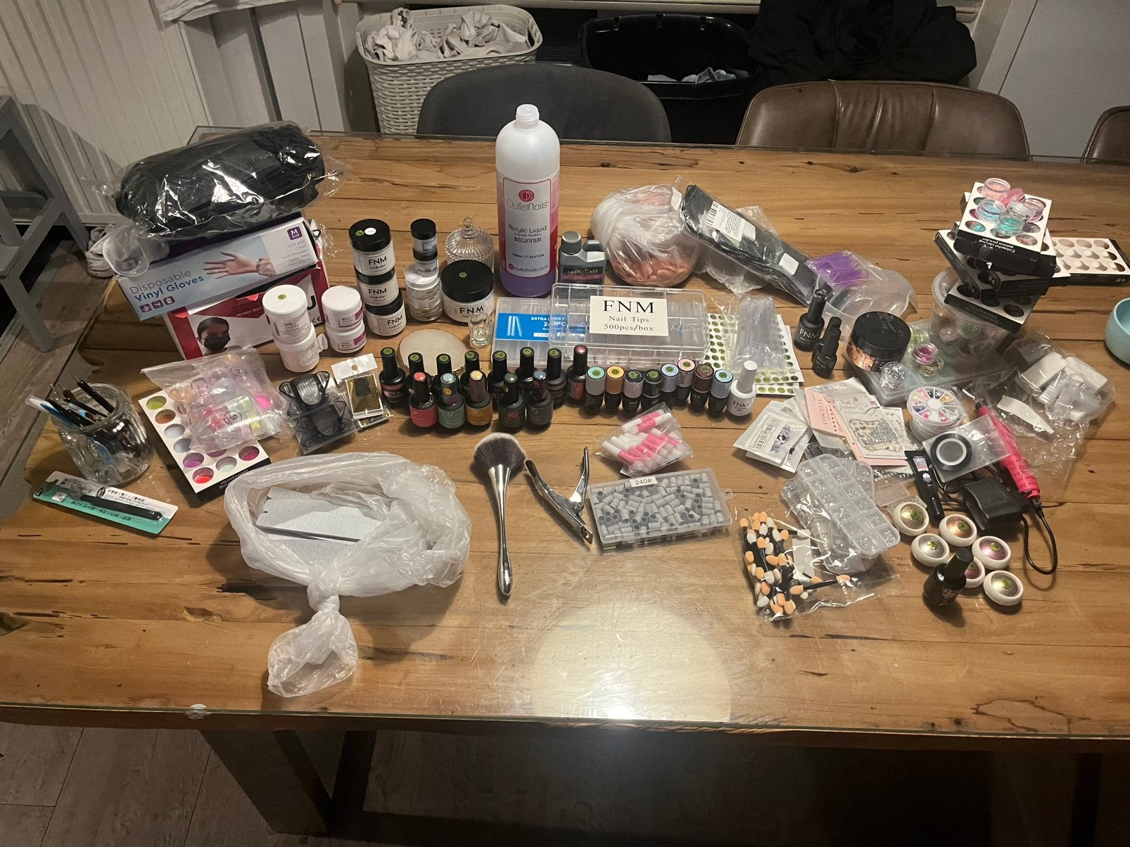 Acrylnagel set beginners., Ophalen of Verzenden, Zo goed als nieuw