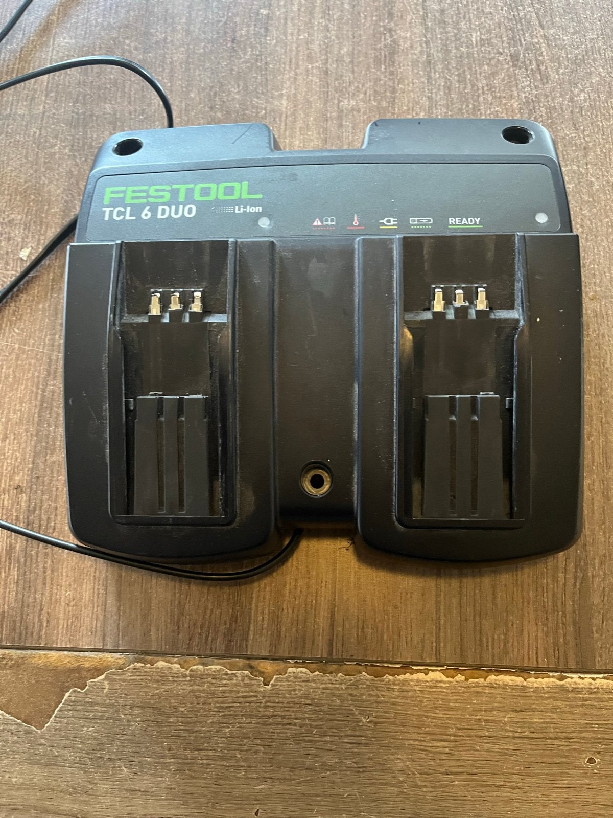 Festool TCL 6 DUO Li-ion acculader, Ophalen, Gebruikt