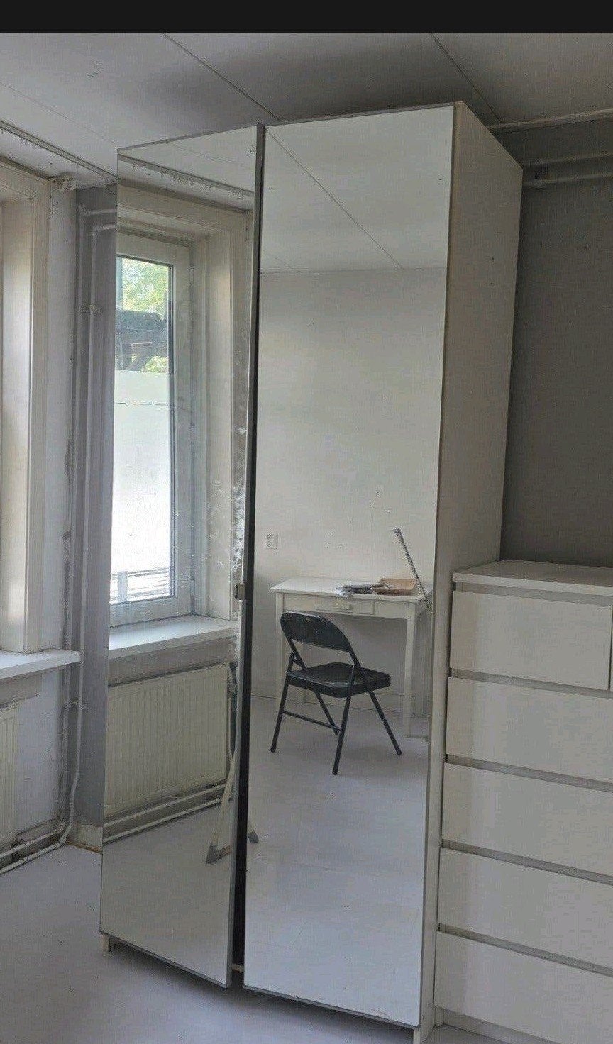 ikea pax spiegel deuren inclusief scharnieren, Ophalen, Minder dan 25 cm, 50 tot 100 cm, 200 cm of meer