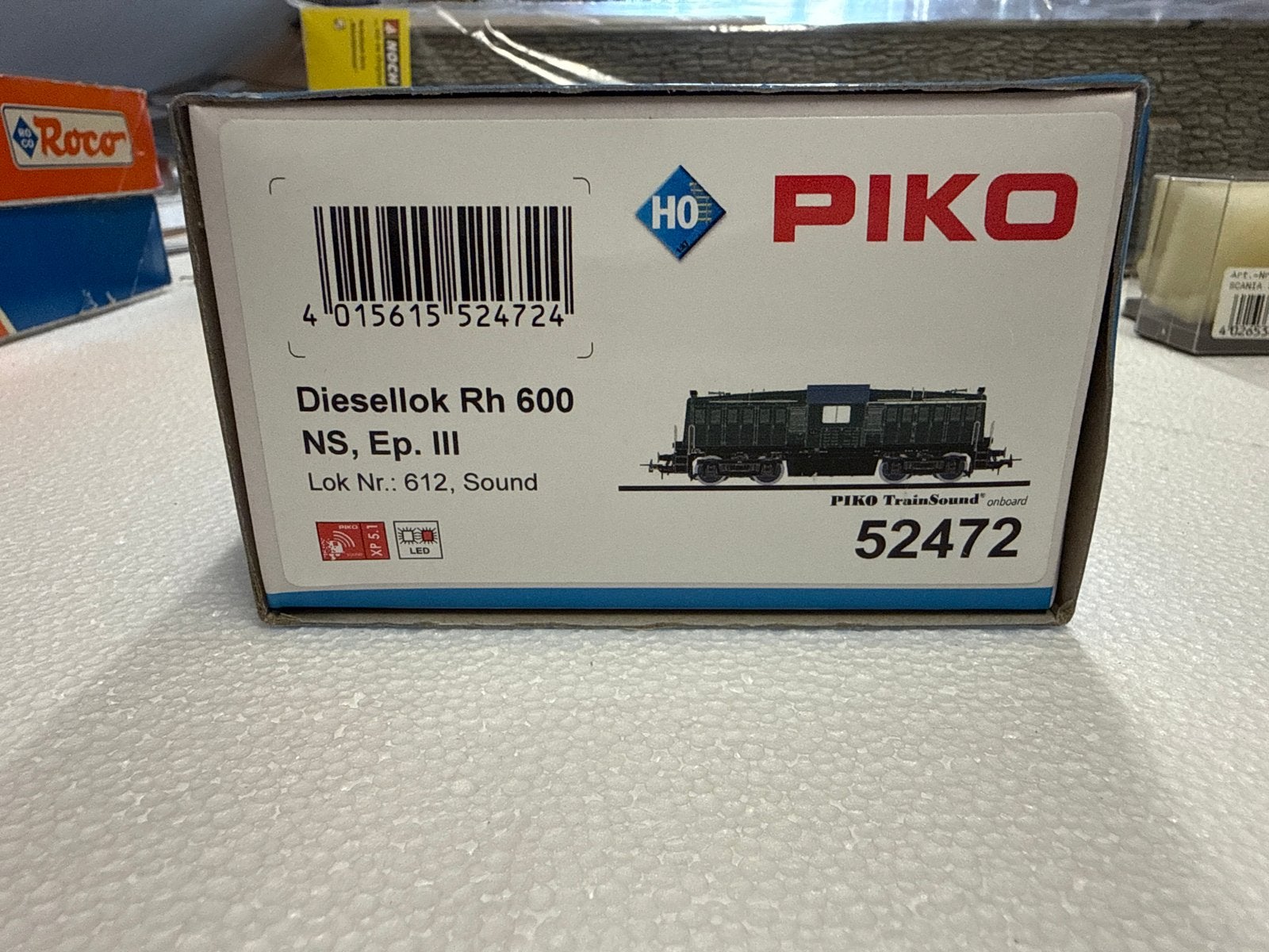Piko Diesellok Rh 600 NS, Ep. III, Lok Nr.: 612, Sound, Nieuw, NS, Gelijkstroom, Locomotief