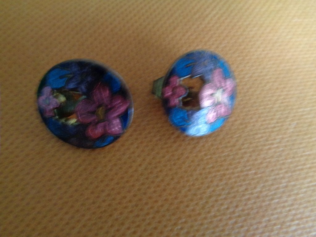 clips met cloisonne gemerkt nr or 060, Ophalen of Verzenden, Nieuw, Overige materialen