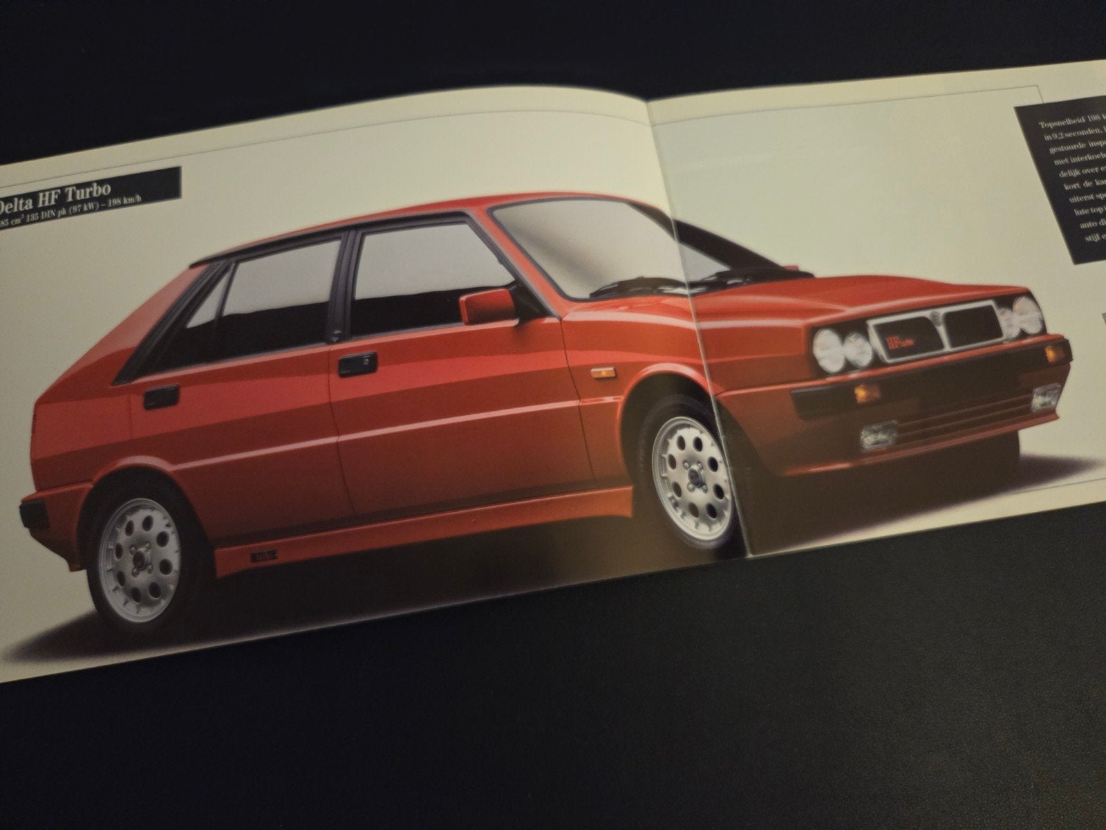 Brochure Lancia Delta, Ophalen of Verzenden, Zo goed als nieuw, Overige merken