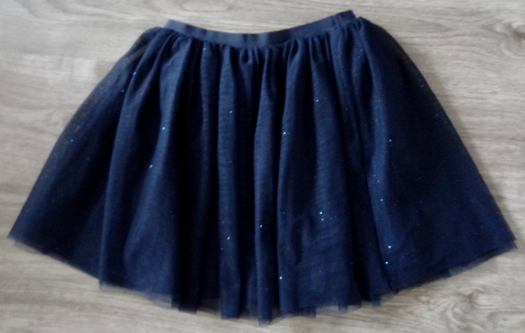 Mooie blauwe tule rok met lichte glimmers H&M maat 134 140, Meisje, H&M, Ophalen of Verzenden, Zo goed als nieuw