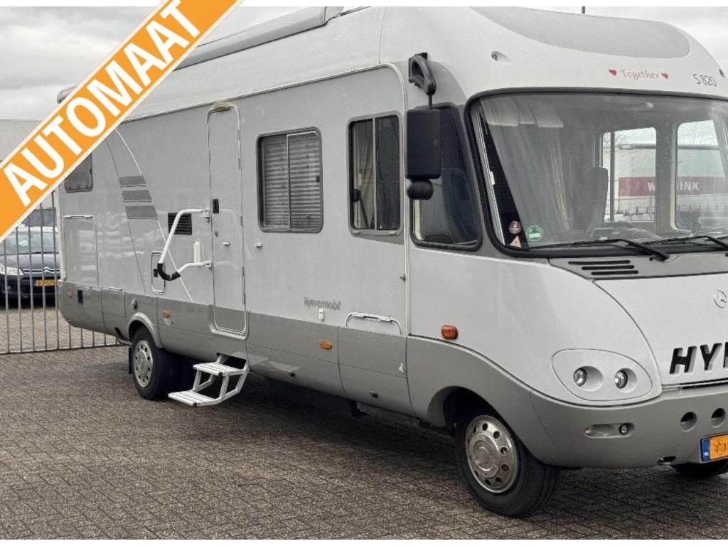 Hymer S820 | NL camper | Zonnepanelen | Omvormer | LifePo4, Caravans en Kamperen, Koelkast, Rookmelder, Diesel, Particulier