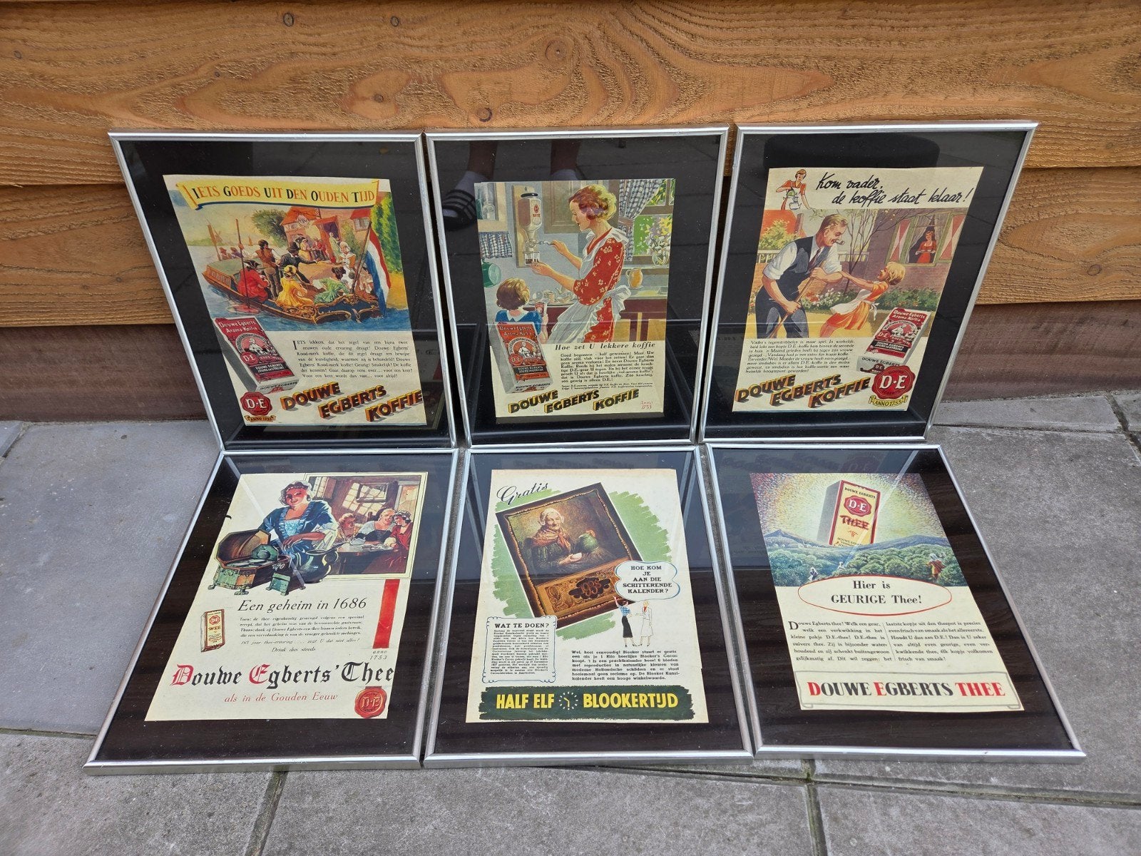 Affiches reclame Douwe Egberts, Ophalen of Verzenden, Gebruikt
