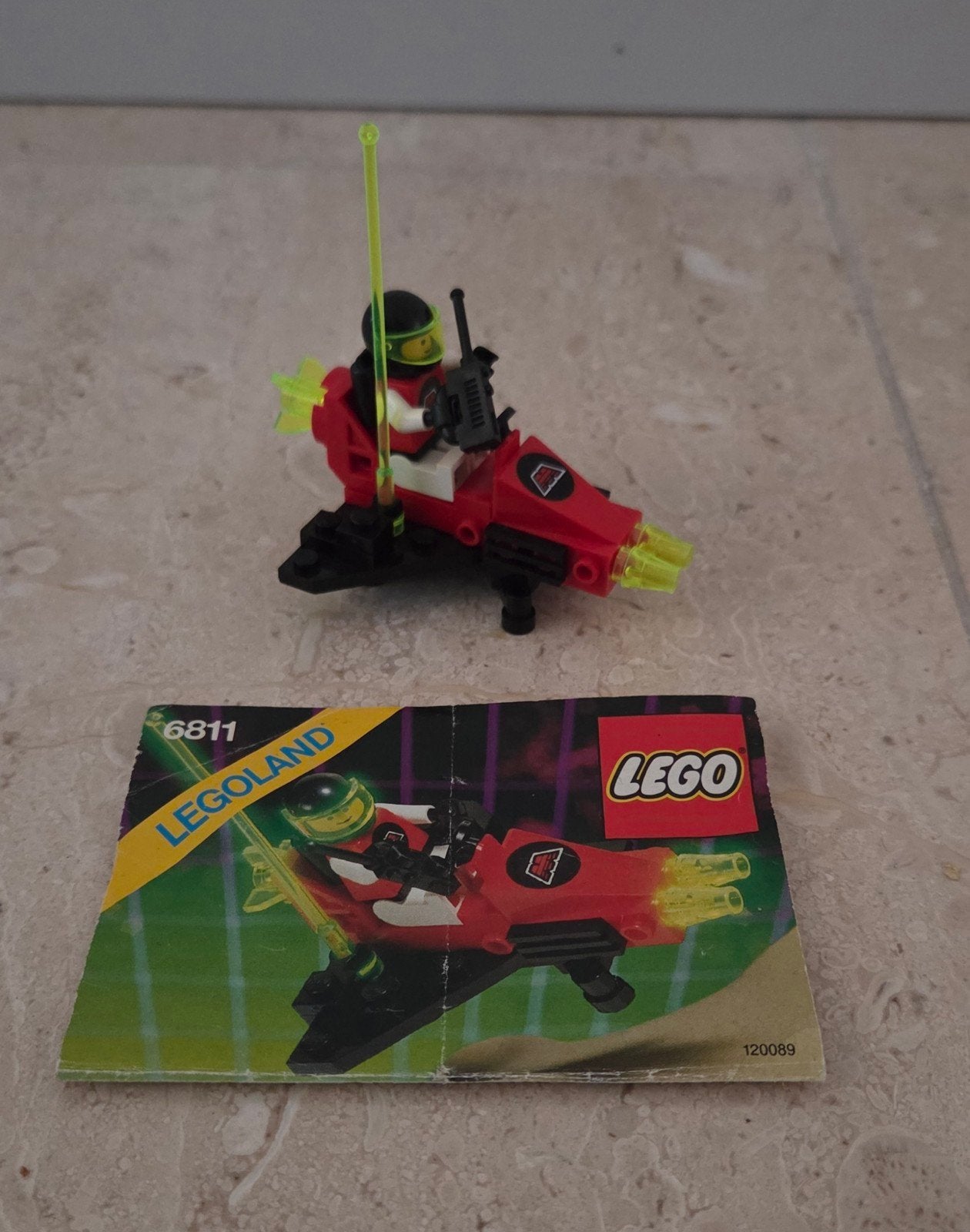 LEGO Legoland 6811: Space Patroller met instructieboekje, Ophalen of Verzenden, Gebruikt, Lego