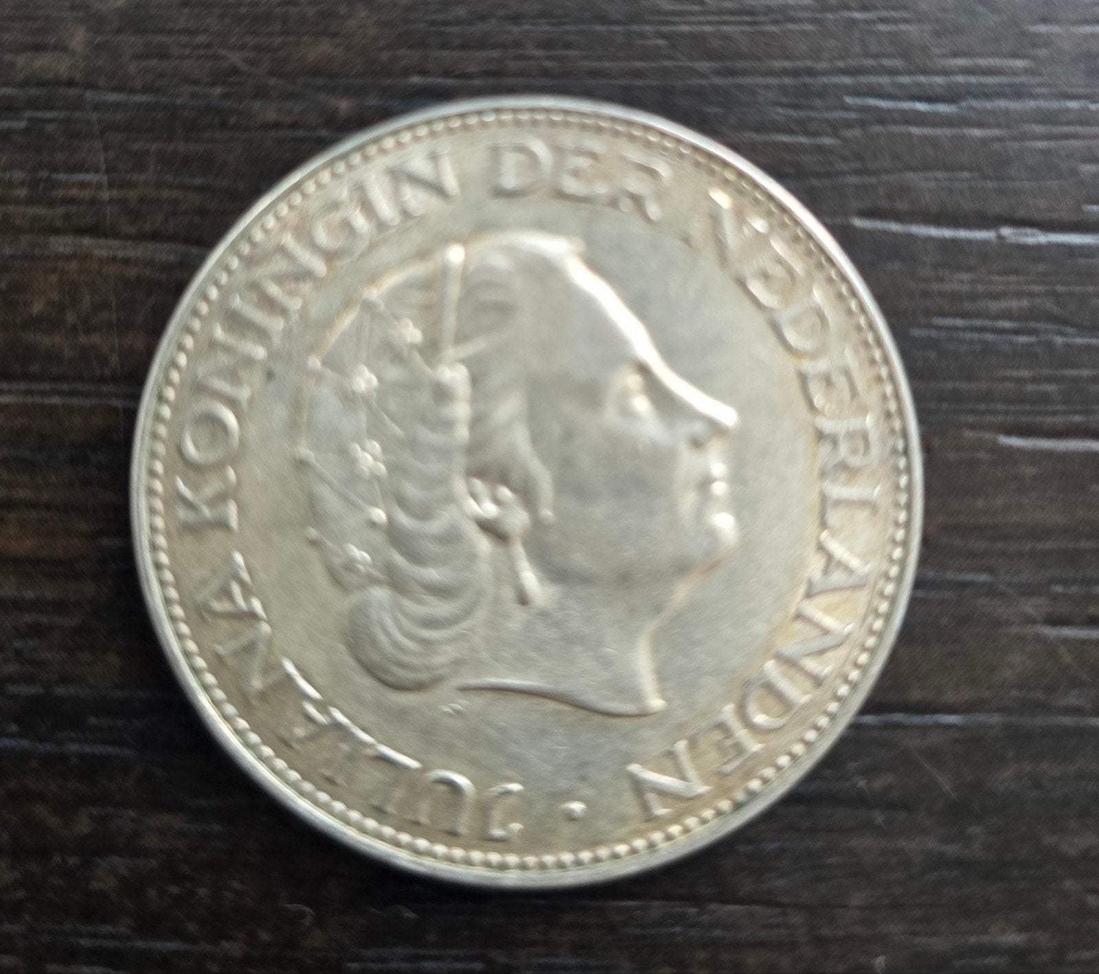 Zilveren Rijksdaalder 1960 Juliana, Postzegels en Munten, Munten | Nederland, Koningin Juliana, Zilver, Ophalen of Verzenden, Losse munt