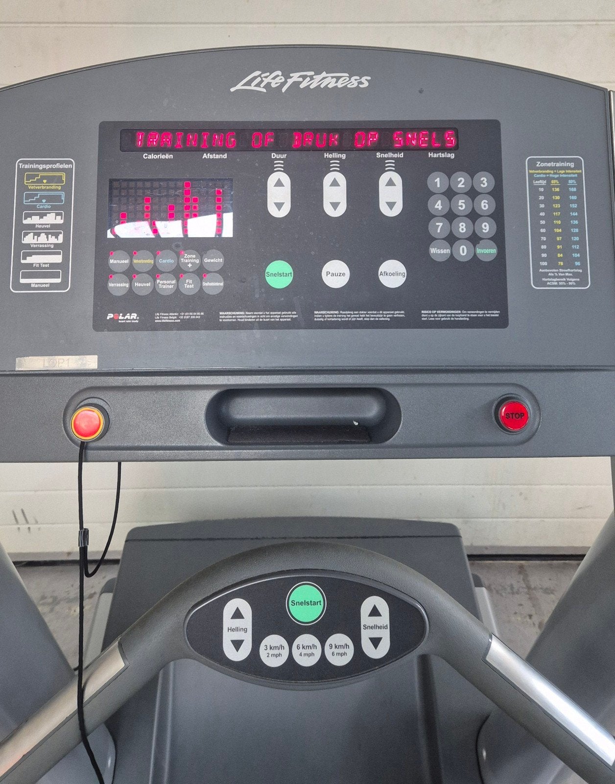 Life Fitness 95Ti professionele loopband, Ophalen, Life Fitness, Gebruikt, N.v.t