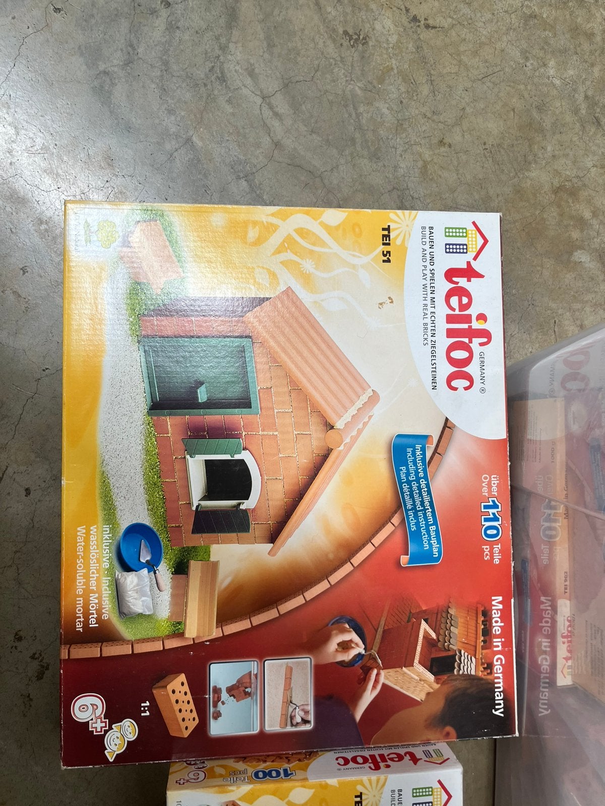 Teifoc bouwstenen en speelcement (4kg), Ophalen, Zo goed als nieuw