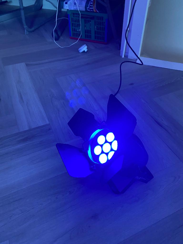 Disco lamp voor prof lamp hij is krachtig, Ophalen of Verzenden, Zo goed als nieuw, Licht, Geluidgestuurd