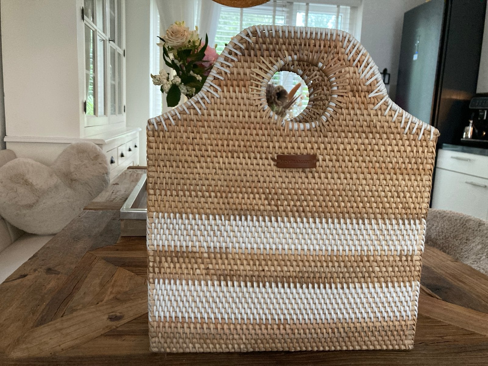 RM mand voor magazines, Natuurlijk materiaal, Lectuurbak, Ophalen of Verzenden, Zo goed als nieuw
