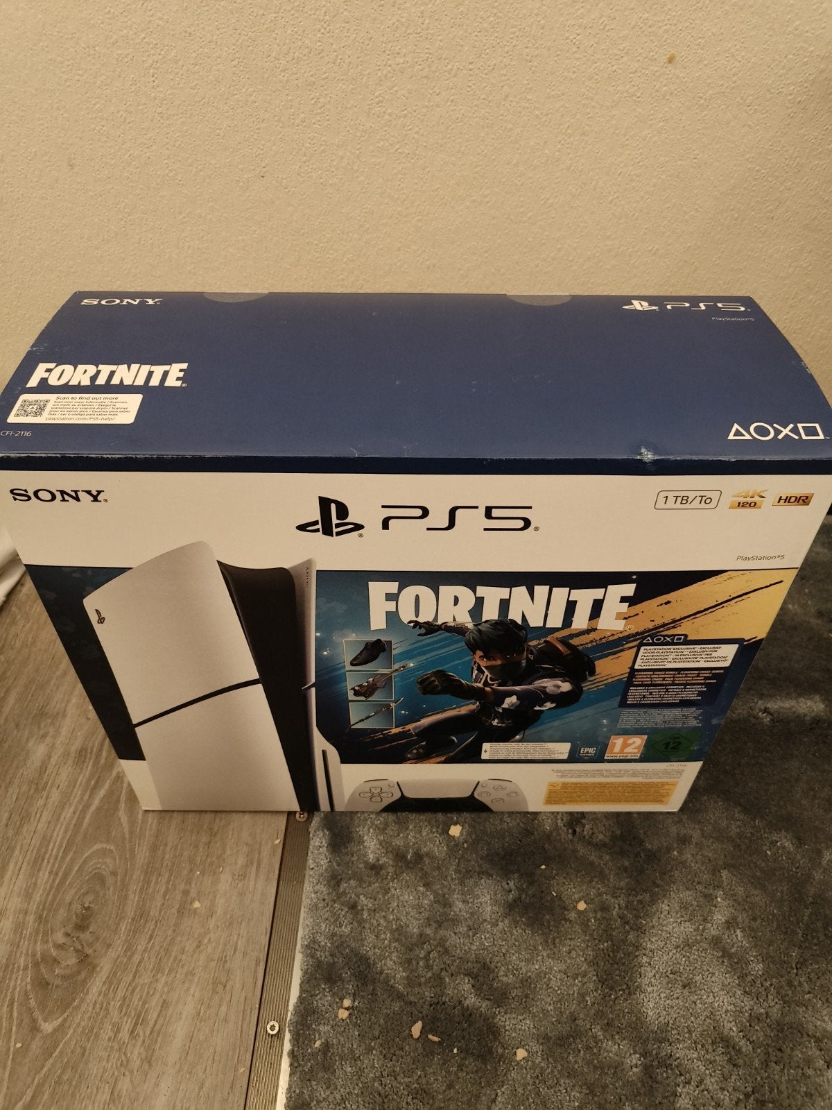 PlayStation 5 Fortnite Bundel Nieuw in Doos + 1000 V-Bucks, Spelcomputers en Games, Spelcomputers | Sony PlayStation 5, Ophalen