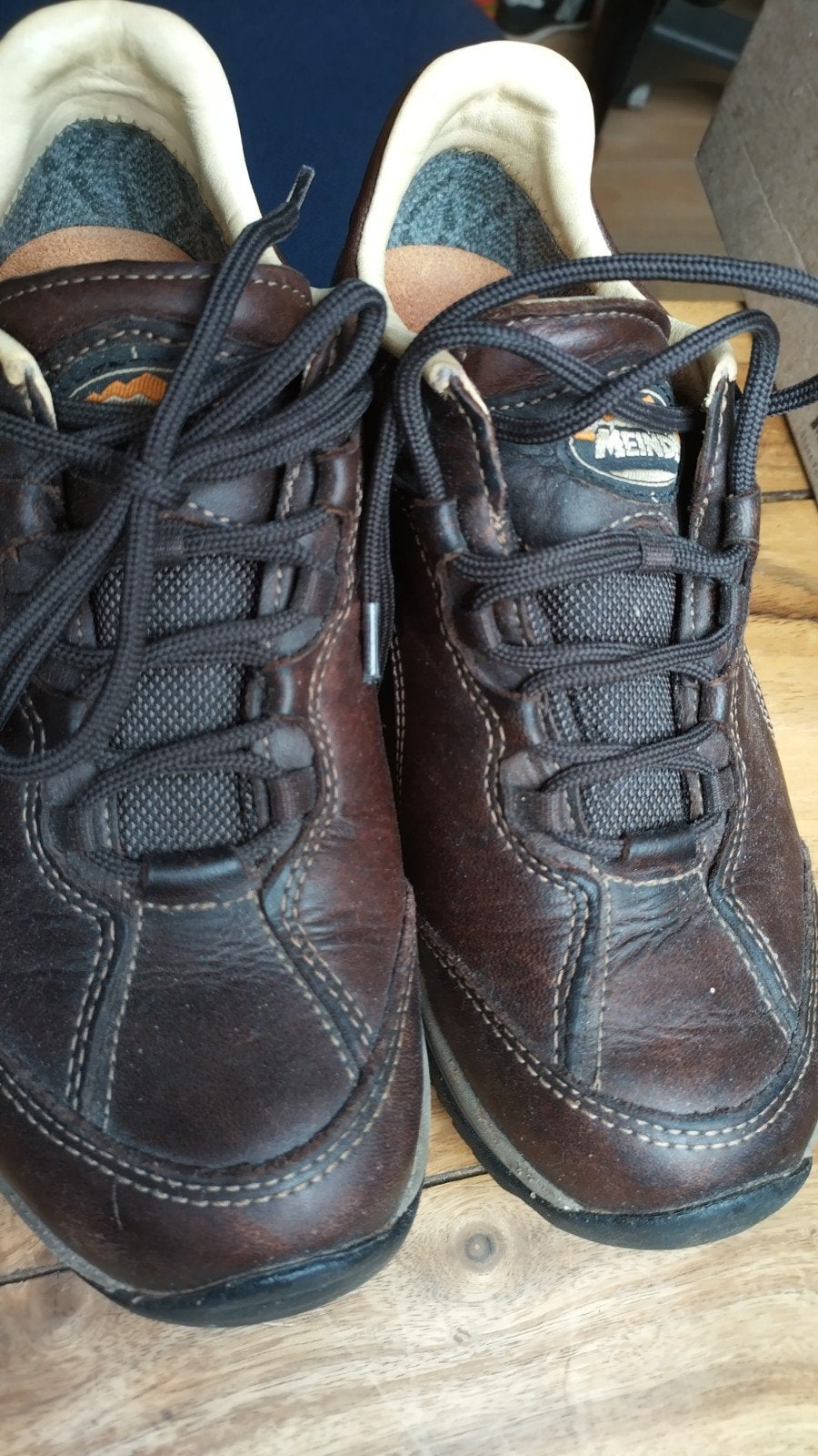 Nieuwe meindl lage wandelschoenen, maat 6, Ophalen of Verzenden, Nieuw, Bruin