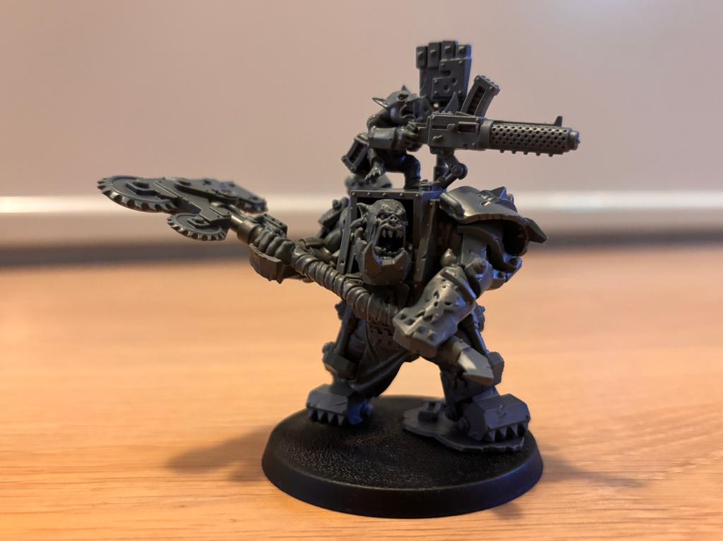 Warboss in Mega Armour - Orks, Hobby en Vrije tijd, Wargaming, Ophalen of Verzenden, Zo goed als nieuw, Warhammer
