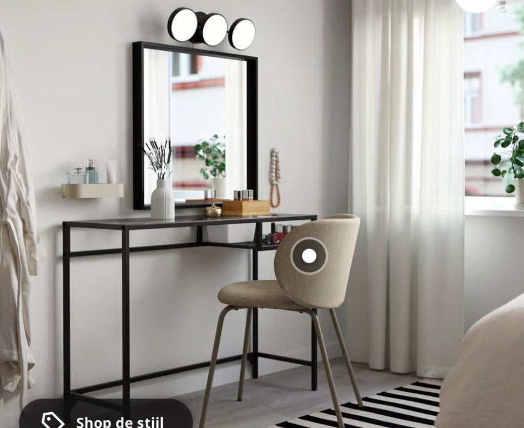 zwart laptoptafel /glas, Ophalen of Verzenden