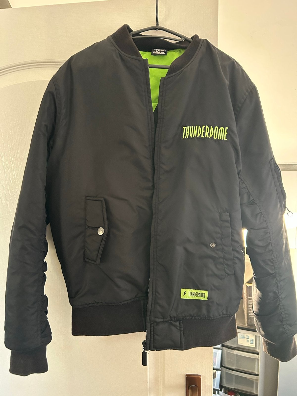 Thunderdome Bomberjack Maat S heren, Kleding | Heren, Jassen | Winter, Ophalen of Verzenden, Zo goed als nieuw, Maat 46 (S) of kleiner
