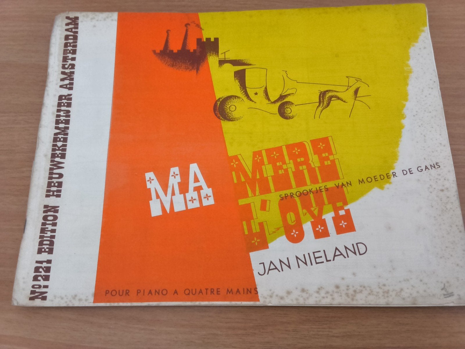 Sprookjes van Moeder de Gans(Piano)Jan Nieland quarte mains, Ophalen of Verzenden