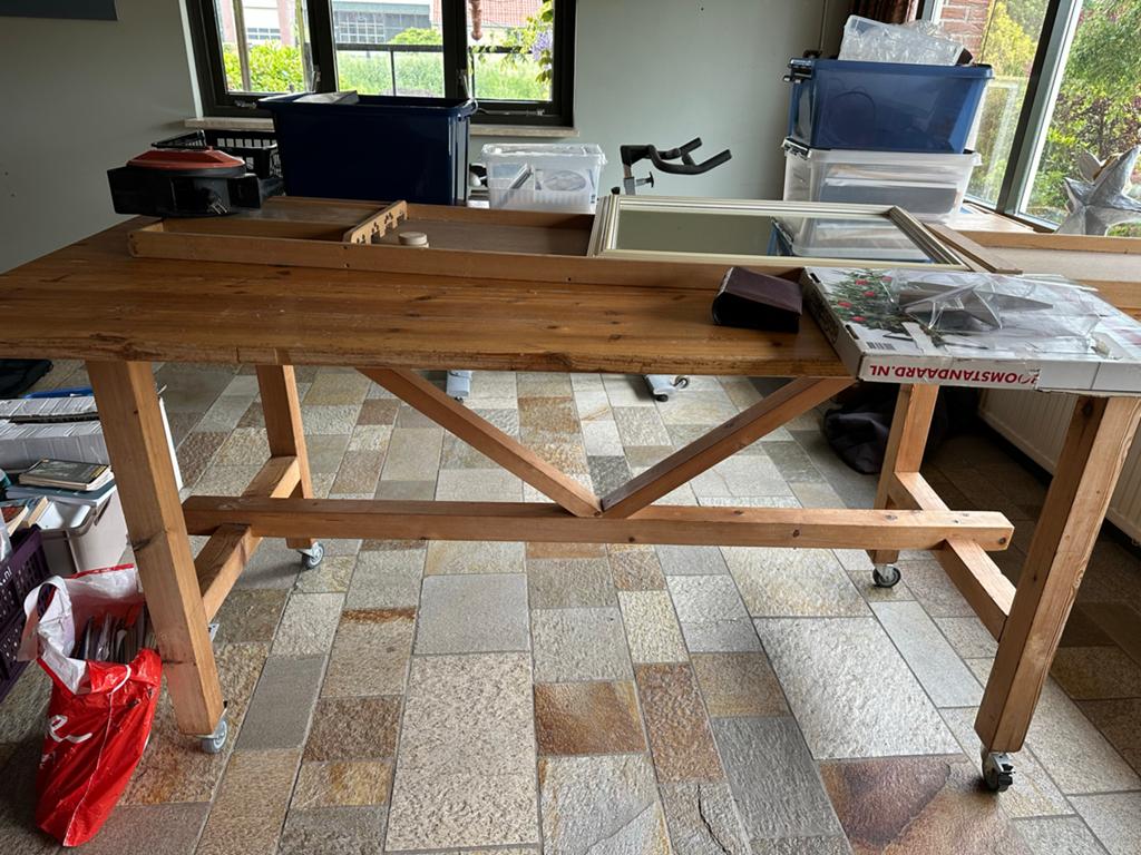 Hoge tafel, Huis en Inrichting, Tafels | Statafels, Ophalen of Verzenden
