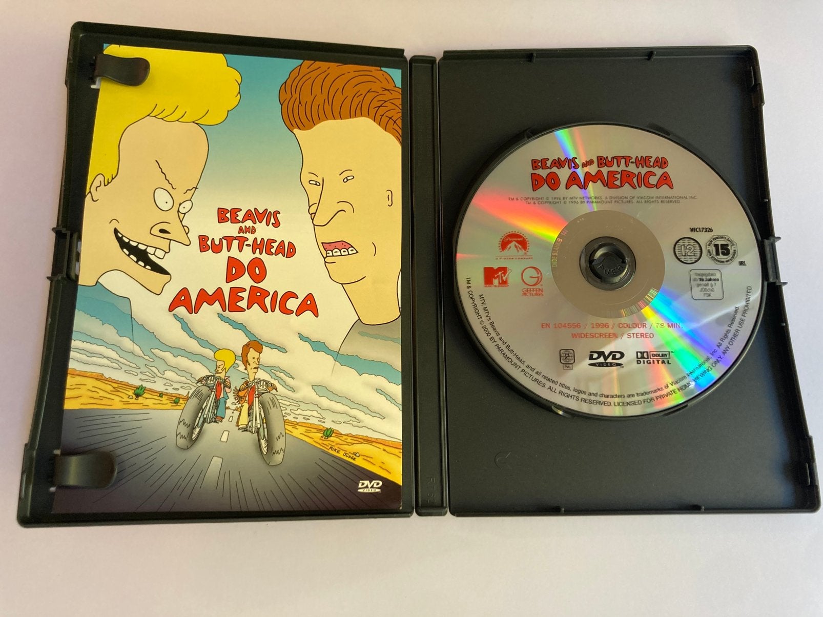 Beavis and Butt-Head Do America, 1996 / DVD / MTV Animation, Engels, Tekenfilm, Amerikaans, Nederlands
