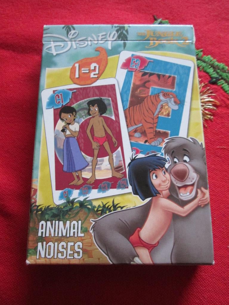 Jungle Book 2 Disney 1 =2 kwartet en nog een spel, Ophalen of Verzenden, Zo goed als nieuw, Kwartet(ten)